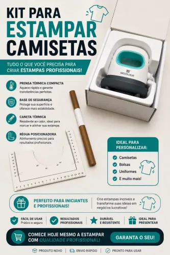 Kit para estampar Camisetas