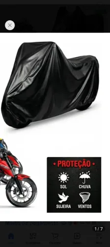 Capa protetora e alça de segurança