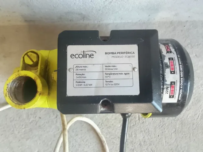 Bomba de poço bivolt