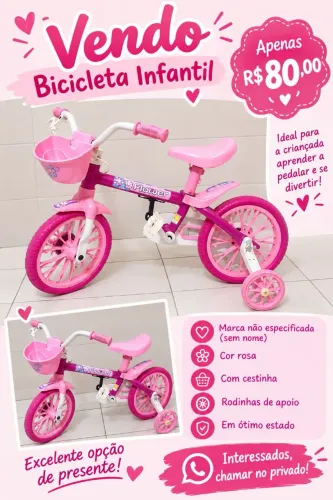 Bicicleta infantil 