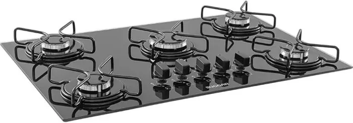 Fogão cooktop 5 bocas