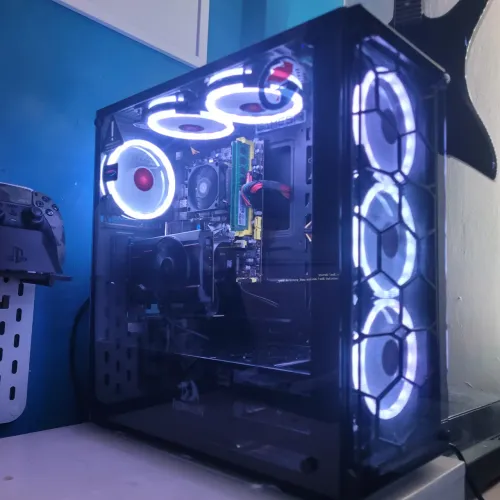 PC Gamer RGB - RX 550 4GB | SSD | Windows 11 | Pronto para Usar