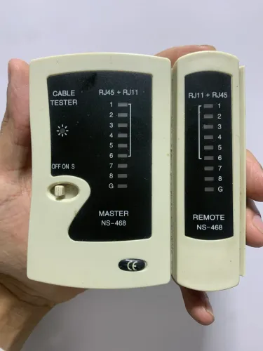 Testador de cabos de rede RJ45 e telefônico RJ11/RJ12 MXT NS-468