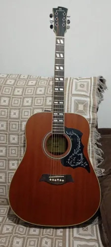Violão aço folk - Michael VM925 dt MH - mahogany. Regulado