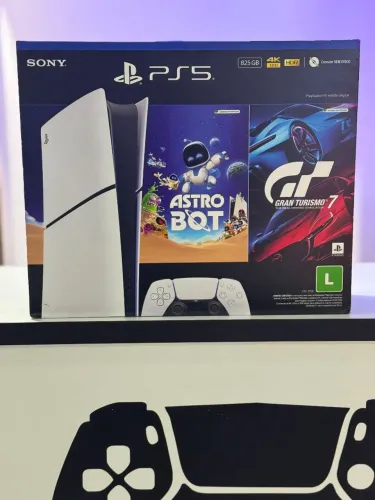 Vendo Ps5 Slim Digital Lacrado 825gb com garantia de 1 ano