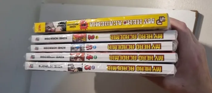 Mangás de Boku No Hero (My hero Academia) - Vol. 1 a 5