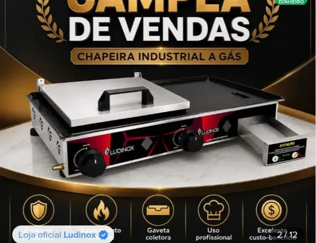 Chapa para lanche