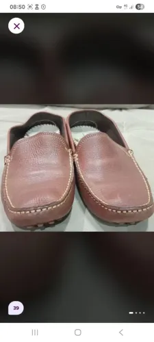 Mocassim drive couro 