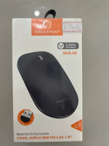 Mouse sem fio canal duplo 2.4g + BT