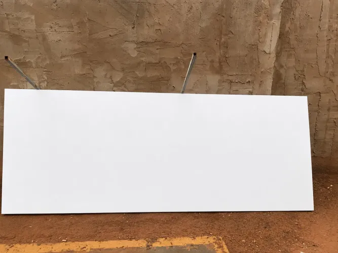 Placa de ACM Branco 4.40x1m