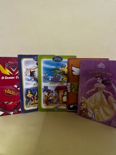 Lote com 5 livros 