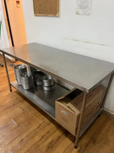 Bancada de inox industrial