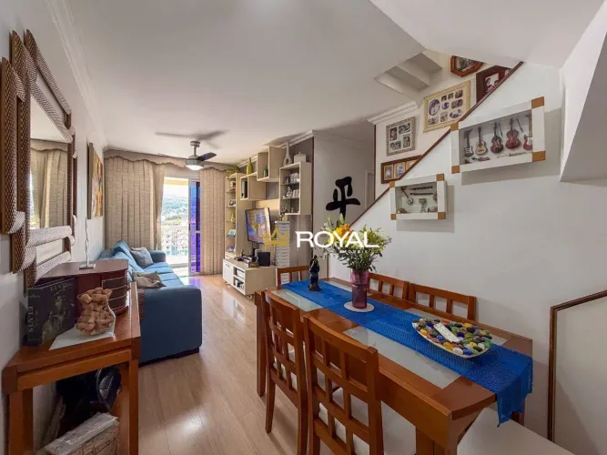 Cobertura duplex SOL da MANHÃ com 3 quartos à venda no Pechincha - Rio de Janeiro/RJ
