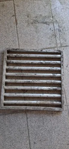 Grelha quadrada ralo alumínio