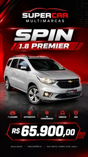 Chevrolet Spin Premier 1.8 8V Econo.flex 5P Aut. 2021