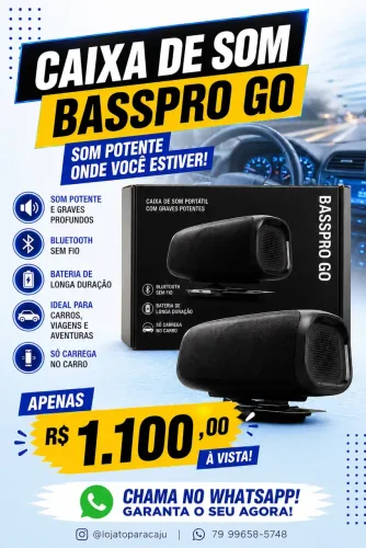 Caixa de som basspro go