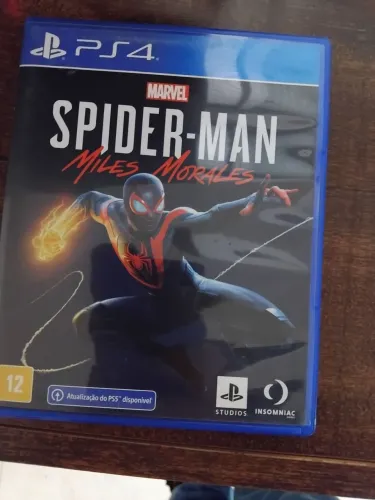 Ps4 spider man miles morarles semi novo jogo