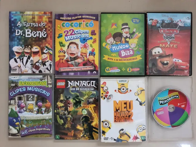 Todos os DVDs infantis 8