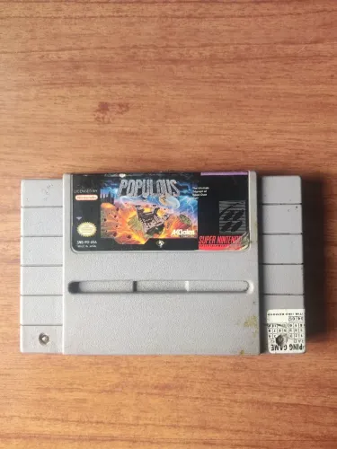 Jogo original super Nintendo populous