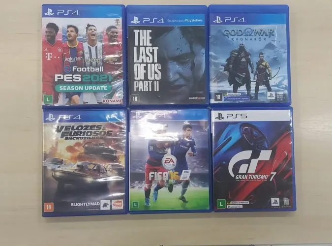 Jogos de Ps4 Ps5 em Excelente estado 