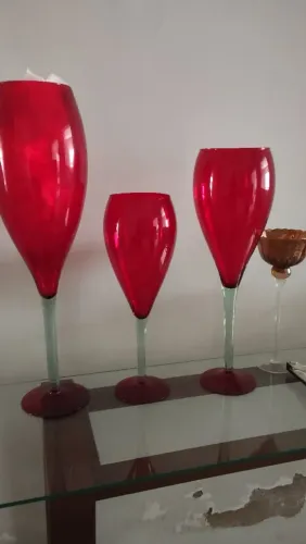 Vendo taças grande de decoração!