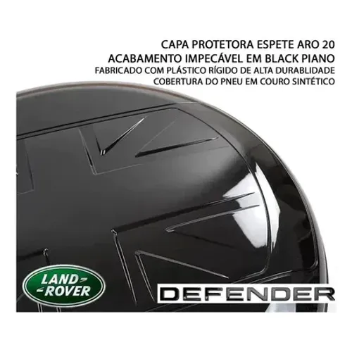 Capa Proteção Pneu Roda Estepe Defender 110 2020 Até 2026