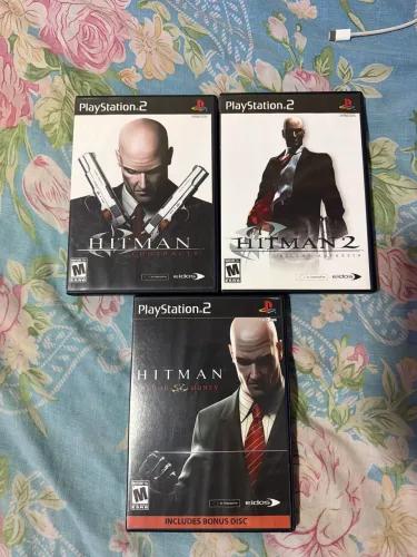 Hitman 1 , 2 e 3 ps2 original