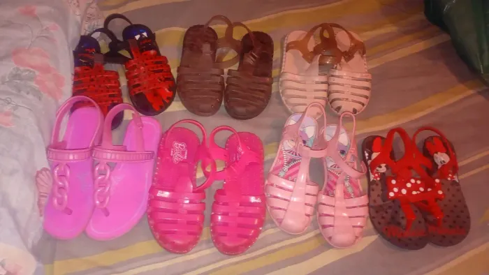 Lote sandália infantil 