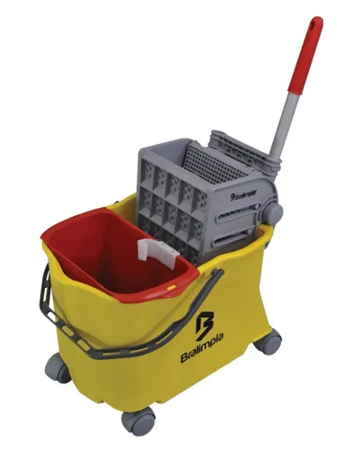 Balde Doblô 20L Bralimpia Novo Sem Uso - Profissional (Mostruário)