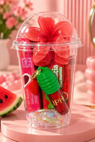 Copo surpresa|makes | skincare| festa das cores