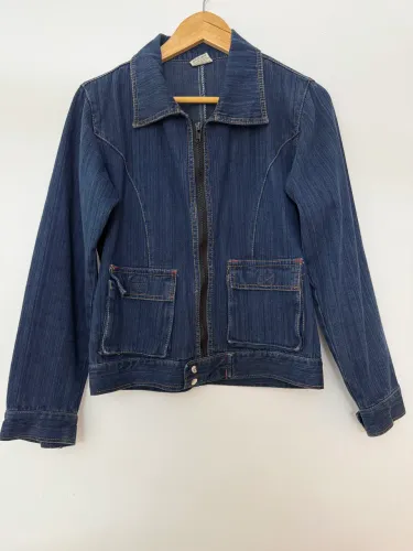 Jaqueta jeans feminina tamanho P