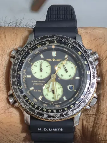 Relógio CITIZEN 3510 CRONÓGRAFO  PROMASTER   -    FUNCIONA TUDO