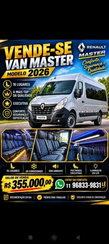 Renault Master 2.3 DCI Executive Longo 16L Dies 2026