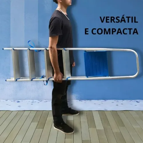 Escada de Aluminio Leve e Resistente Marca MOR na PROMOÇÃO a partir de 115