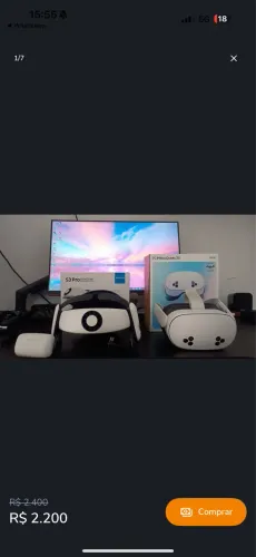 Óculos Virtual Meta Quest 3S