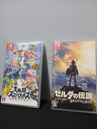 Jogos Nintendo Switch Japoneses: Zelda BOTW e Super Smash Bros Ultimate