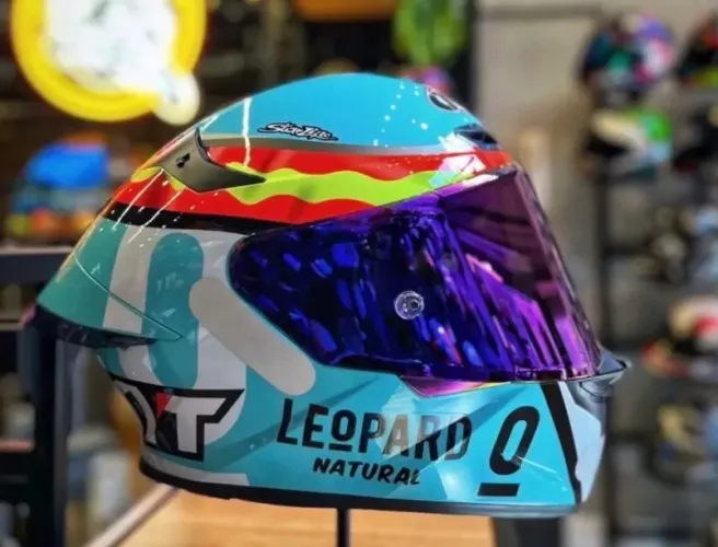 Capacete Kyt TT Revo Leopard Spain 