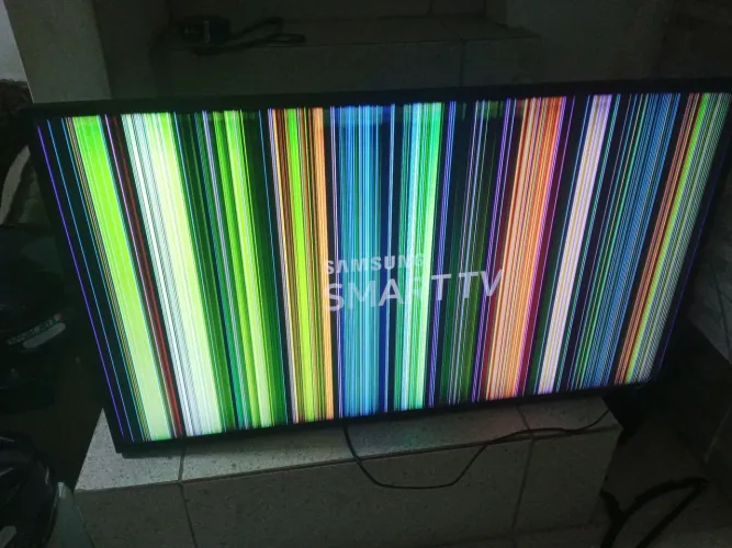SMARTV SAMSUNG DEFRITO NA TELA