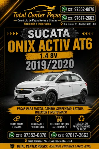 PEÇAS ONIX ACTIVE 2019/2020