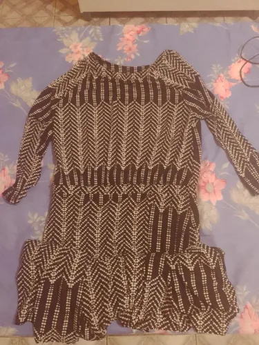 Vestido preto com branco M YSC City