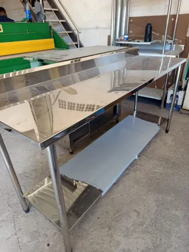 Bancadas em aço inox
