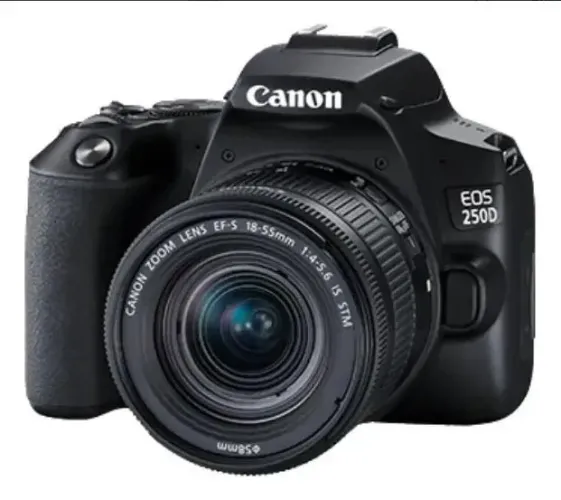 Canon Eos 250d + Lente 18-55mm Dslr