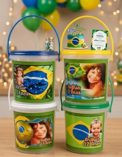 Baldinhos personalizados para festas