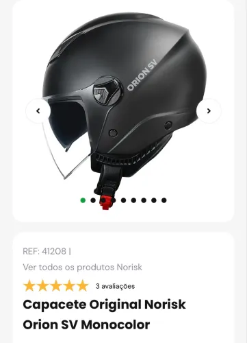 CAPACETE NORISK SEM USO NA CAIXA 