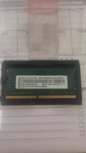 Memória RAM 4GB DDR4 3200MHz ADATA Original Lenovo Notebook