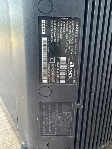 Som Sony FST-GTK1P Mini System Bluetooth - Potente e com LED para Festas! (240W RMS)