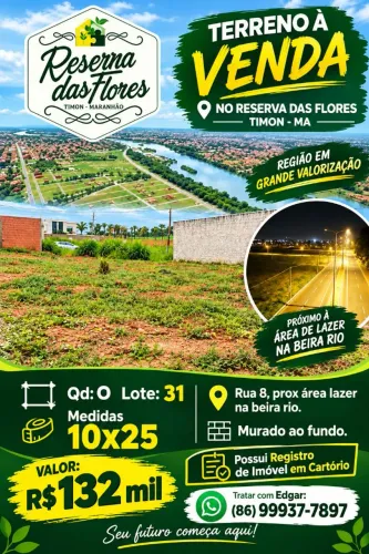 Terreno no Reserva das Flores