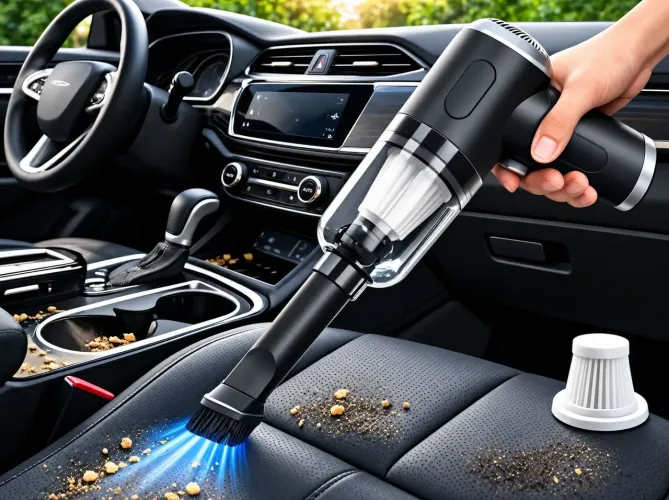 Mini Aspirador Automotivo Portátil Potente Recarregável
