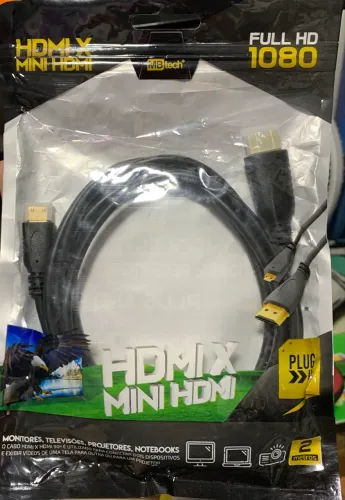 Cabo HDMI x Mini HDMI Full HD 1080p 2m