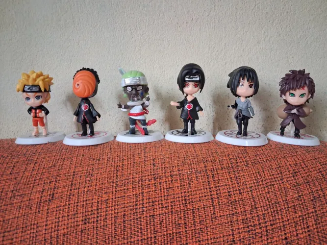 6 pecas kit naruto